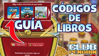 GUÍA para GANAR MONEDAS con los CÓDIGOS de LIBROS en New Club Penguin 📘💰 [upl. by Ahseiym]