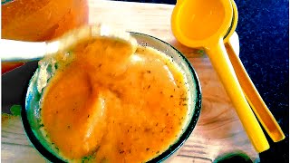 Easy Red Lentil Soup  No Oil Simple recipe only 4 ingredients HCLF [upl. by Ahsima365]