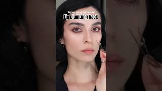 Anne Hathaway lip plumping hack lips hack shubhangianand [upl. by Alitha]