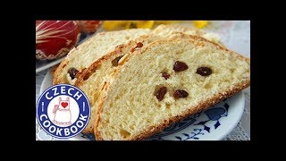 Easter Bread Recipe  Mazanec  Czech Cookbook [upl. by Yrrab]