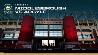 Middlesbrough vs Argyle  Pre Match Show [upl. by Nirrep]