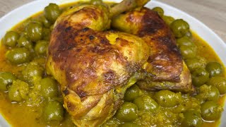 La meilleure recette du Poulet aux olives [upl. by Nlyak]