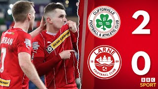 HIGHLIGHTS  Cliftonville 20 Larne [upl. by Wearing965]