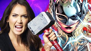 WOAH Marvels FEMALE THOR puts the PR in Progressive Nerdist News w Jessica Chobot [upl. by Hillell]