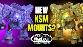 Future Keystone Master Achievement KSM Mounts WoW The War Within  Mount Guide [upl. by Euginomod234]