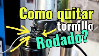 Como quitar un tornillo rodado sirve para cualquier suspensión de MTB FÁCIL [upl. by Eiliab]