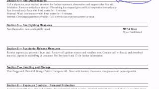 How To Read a MSDS [upl. by Narba630]