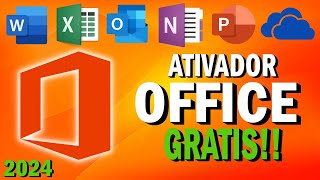 Como ATIVAR o office definitivamente de graça em 2024 [upl. by Acinomahs]