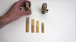 Saxophone Lesson  Saxophone ReedsHow to choose and adjust them [upl. by Eninahpets142]