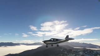 Piper Comanche MicrosoftFlightSimulator Gameplay [upl. by Erkan]