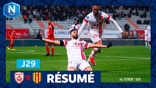 J29  AS Nancy Lorraine  FC Martigues 32 le résumé I National FFF 20232024 [upl. by Odarbil53]