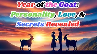 Year of the Goat Personality Love amp Secrets Revealed [upl. by Siuol725]