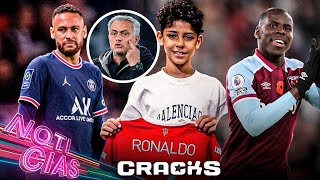 CRISTIANO jr presentado  Defienden a ZOUMA  Robaron a NEYMAR  Tremendo REGAÑO de MOU [upl. by Idnim]