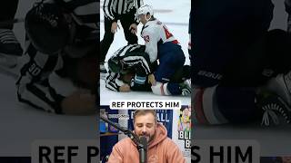 Referee prevents an injury a breakdown nhl hockey sports capitals referee [upl. by Vaden]