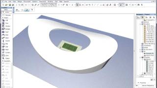 ArchiCAD 15  New Features  The Shell Tool [upl. by Zannini]