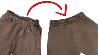 A sewing tip how correctly to sewin an elastic into the trousers waistband [upl. by Akcirre680]