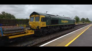 Mac Cam 6026 66568 Hinksey Sidings to Eastleigh East Yard  Radley 1052 06072024 [upl. by Ane]