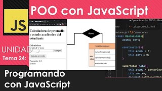 24  Programación orientada a objetos JavaScript Eje clases métodos propiedades parámetros [upl. by Peednam242]