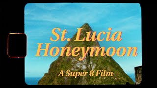 St Lucia Honeymoon Ladera Resort  A Super 8 Film [upl. by Ahsinna41]