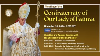 2024 November Meeting of the Confraternity of Our Lady of Fatima [upl. by Affay]