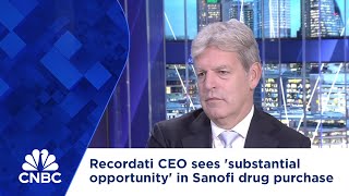 Recordati CEO sees substantial opportunity in Sanofi drug purchase [upl. by Plusch]