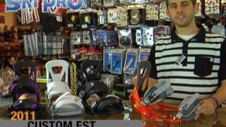 20102011 Burton Custom Snowboard Binding Review by SkiProTV [upl. by Navillus875]