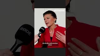 Sahra Wagenknecht über die «dramatisch schlechte AmpelRegierung» shorts [upl. by Lleryt839]