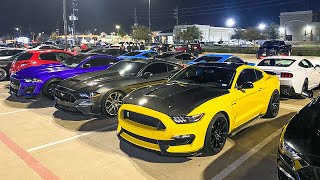 TAKING MY SHELBY GT350 TO A LATE NIGHT CAR MEET POV DRIVE [upl. by Breskin]