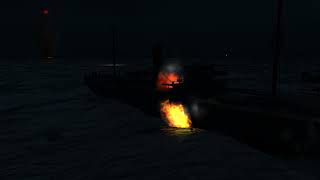 The Bismarck amp Tirpitz Sinking An Large Convoy At Night  LSH3 2022 [upl. by Karina]