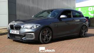 BMW M140i now with the Motech Stance  Eibach and spacers [upl. by Nomrah]