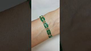 Strechy Bracelet Tutorial youtubeshorts [upl. by Naves]