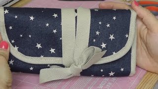 TUTORIAL COMO COSER UN JOYERO DE VIAJE Patrones gratis [upl. by Llerud120]