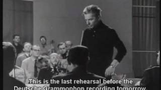 Karajan rehearses Schumanns Fourth [upl. by Eibocaj977]