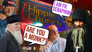 RIP Fr Seraphim Cardoza  An Orthodox monk visits a hippie church [upl. by Aicela]