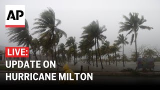 LIVE Update on Hurricane Milton by the National Hurricane Center [upl. by Aynahs]