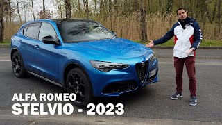 Nouveau Alfa Roméo STELVIO 2023  Beaucoup de changement [upl. by Yenattirb930]