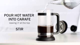 How to Use a French Press Coffee Brewer [upl. by Artimid]