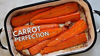 Easy Roasted Carrots recipe How to make the BEST roasted carrots [upl. by Schaab]