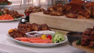 Corkys BBQ 5 lbs of BBQ Seasoned Roasted Wings on QVC [upl. by Arthur452]