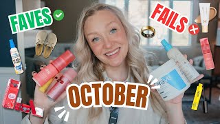 OCTOBER FAVORITES AND FAILS  MONTHLY BEAUTY FAVORITES  LauraLee [upl. by Warfold320]