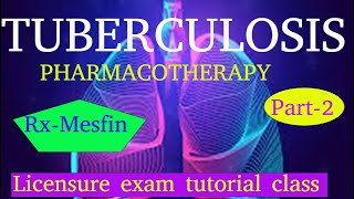 Tuberculosis  part 2  Treatment  pharmacotherapy  infection [upl. by Neggem]