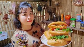 How to make pig liver pate Pate bread Visit the orchard Daily life Duong Thi Phuong [upl. by Harve]