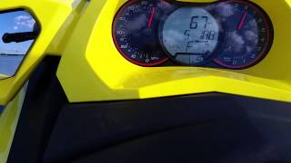 2015 SeaDoo GTR Top Speed Run [upl. by Tempest]