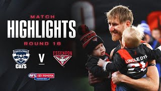 Geelong Cats v Essendon Highlights  Round 16 2024  AFL [upl. by Eriuqs836]