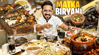 Madinas Famous Jameel Restaurant  Matka Biryani Barbecue And Karahi  Pakistani Street Food [upl. by Deelaw541]