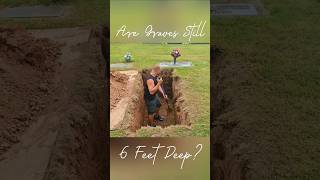 Are Graves 6 Feet Deep Part 1 grave cemetery burialvault gravedigger grave funeral Interment [upl. by Hedgcock406]