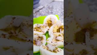 Evening snacks 😋 eggtea teawithboilegg cookingvideo recipe [upl. by Marco]