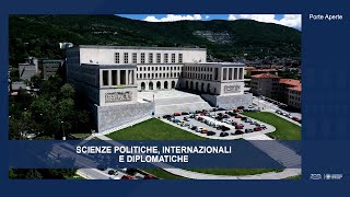 Scienze Politiche Internazionali e Diplomatiche  Lauree triennali [upl. by Bose]