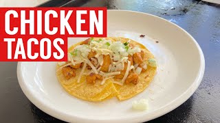 HOW TO MAKE THE BEST CHICKEN TACOS ON THE 36” BLACKSTONE GRIDDLE [upl. by Grochow]