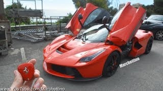 LaFerrari vs Ferrari Enzo Onboard  Engine Sound Comparison [upl. by Anitnas]